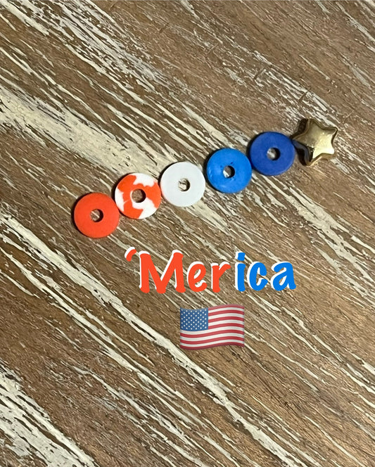 Clay Bead Bracelets 'Merica